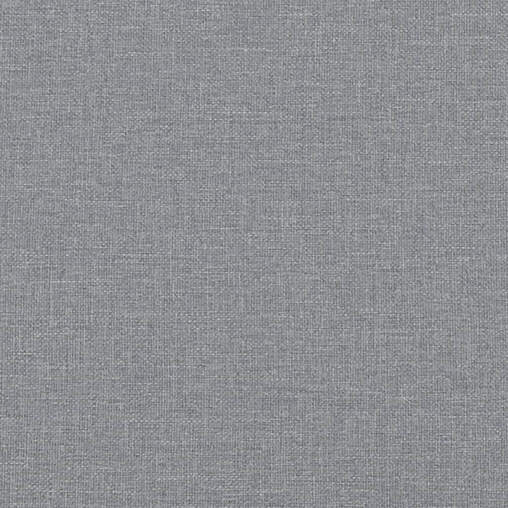 Canapé 2 places avec oreillers gris clair 120 cm tissu Canapés vidaXL   