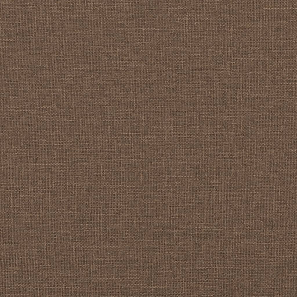 Canapé 2 places avec oreillers décoratifs marron 120 cm tissu Canapés vidaXL   