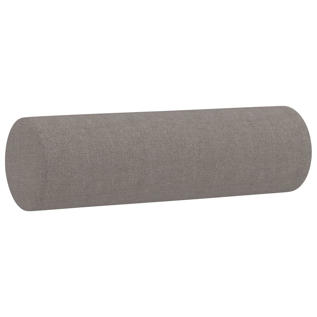 Canapé 2 places avec oreillers décoratifs taupe 120 cm tissu Canapés vidaXL   