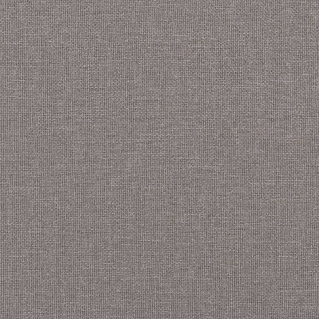 Canapé 2 places avec oreillers décoratifs taupe 140 cm tissu Canapés vidaXL