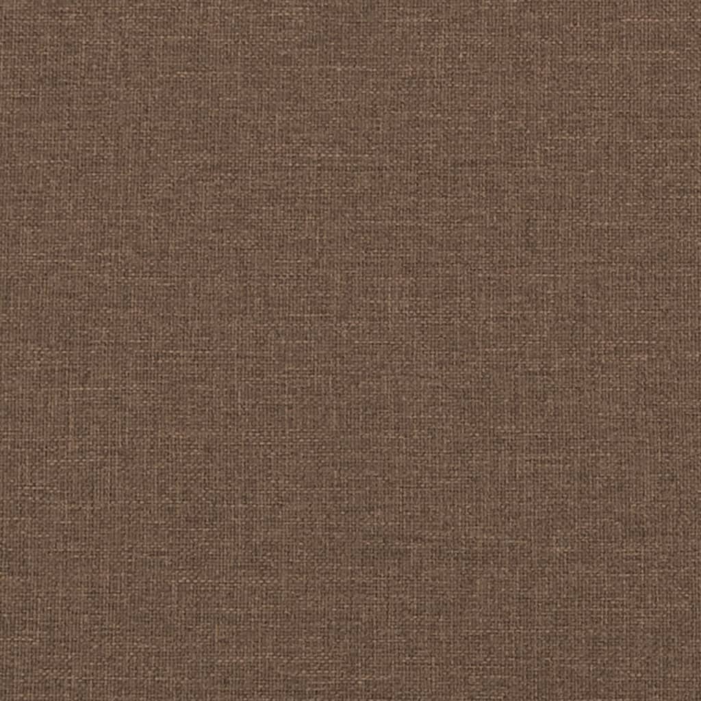 Canapé 3 places avec oreillers décoratifs marron 180 cm tissu Canapés vidaXL   