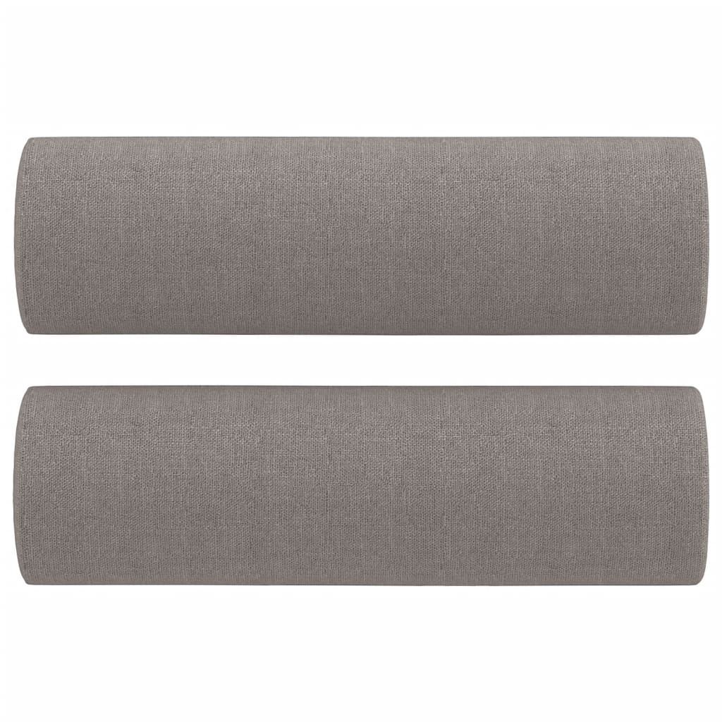 Canapé 3 places avec oreillers décoratifs taupe 180 cm tissu Canapés vidaXL   