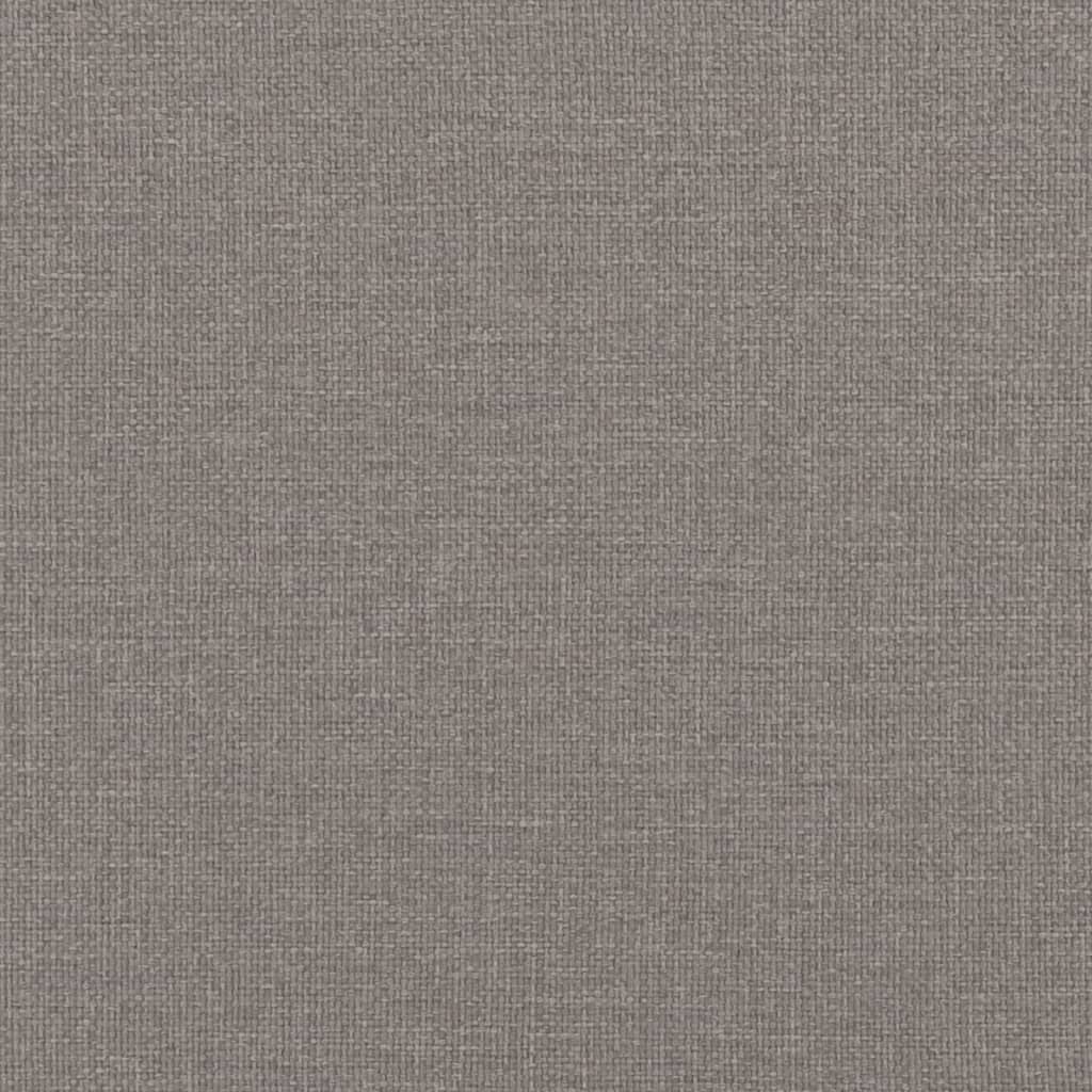 Canapé 2 places avec oreillers décoratifs taupe 120 cm tissu Canapés vidaXL   