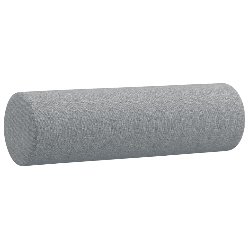 Canapé 2 places avec oreillers gris clair 140 cm tissu Canapés vidaXL   