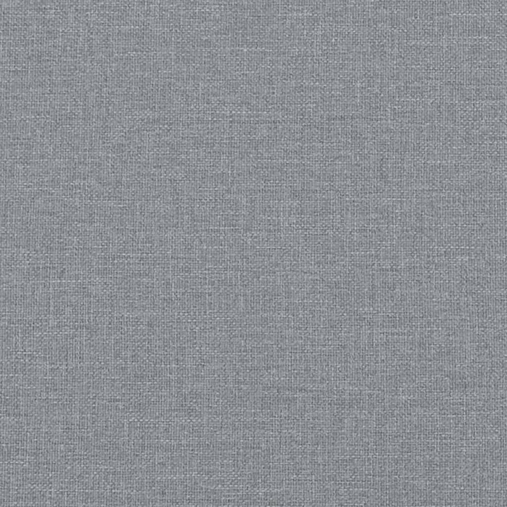 Canapé 2 places avec oreillers gris clair 120 cm tissu Canapés vidaXL   