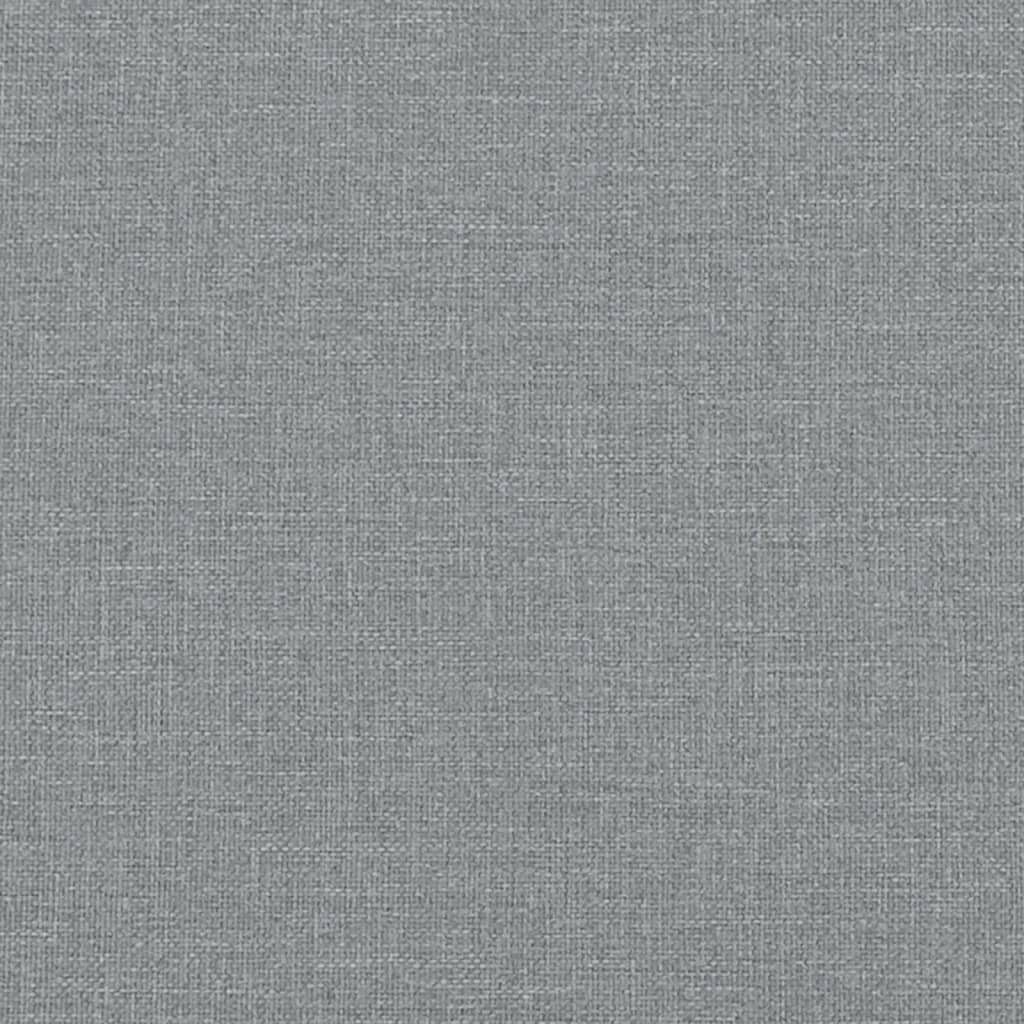 Canapé 2 places avec oreillers gris clair 140 cm tissu Canapés vidaXL   