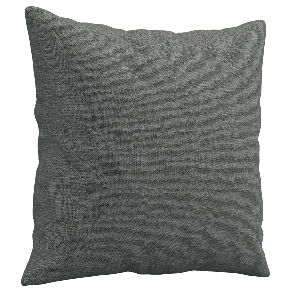 Canapé 2 places avec oreillers gris foncé 120 cm tissu Canapés vidaXL   