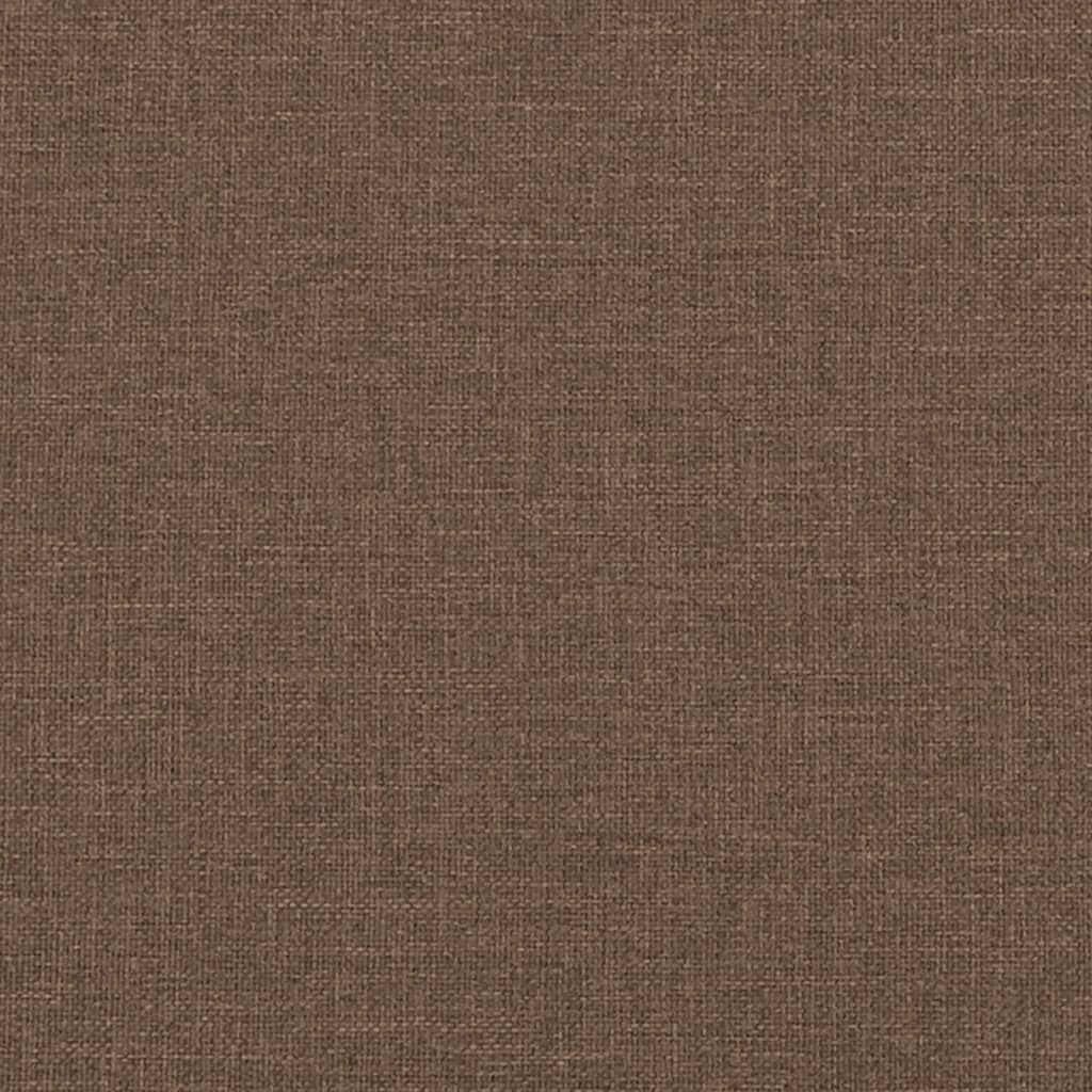 Ensemble de canapés 3 pcs avec coussins Marron Tissu Canapés vidaXL   