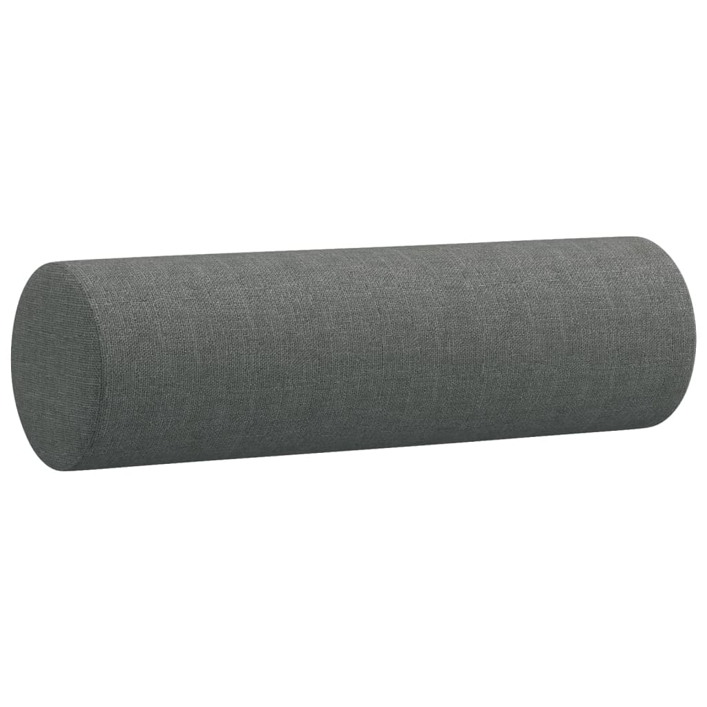 Ensemble de canapés 2 pcs coussins gris foncé tissu Canapés vidaXL   