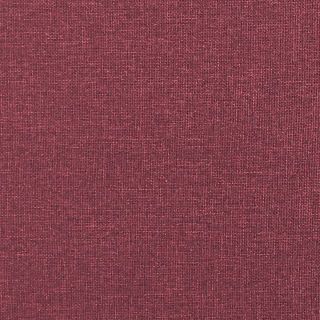 Ensemble de canapés 2 pcs avec coussins Rouge bordeaux Tissu Canapés vidaXL   