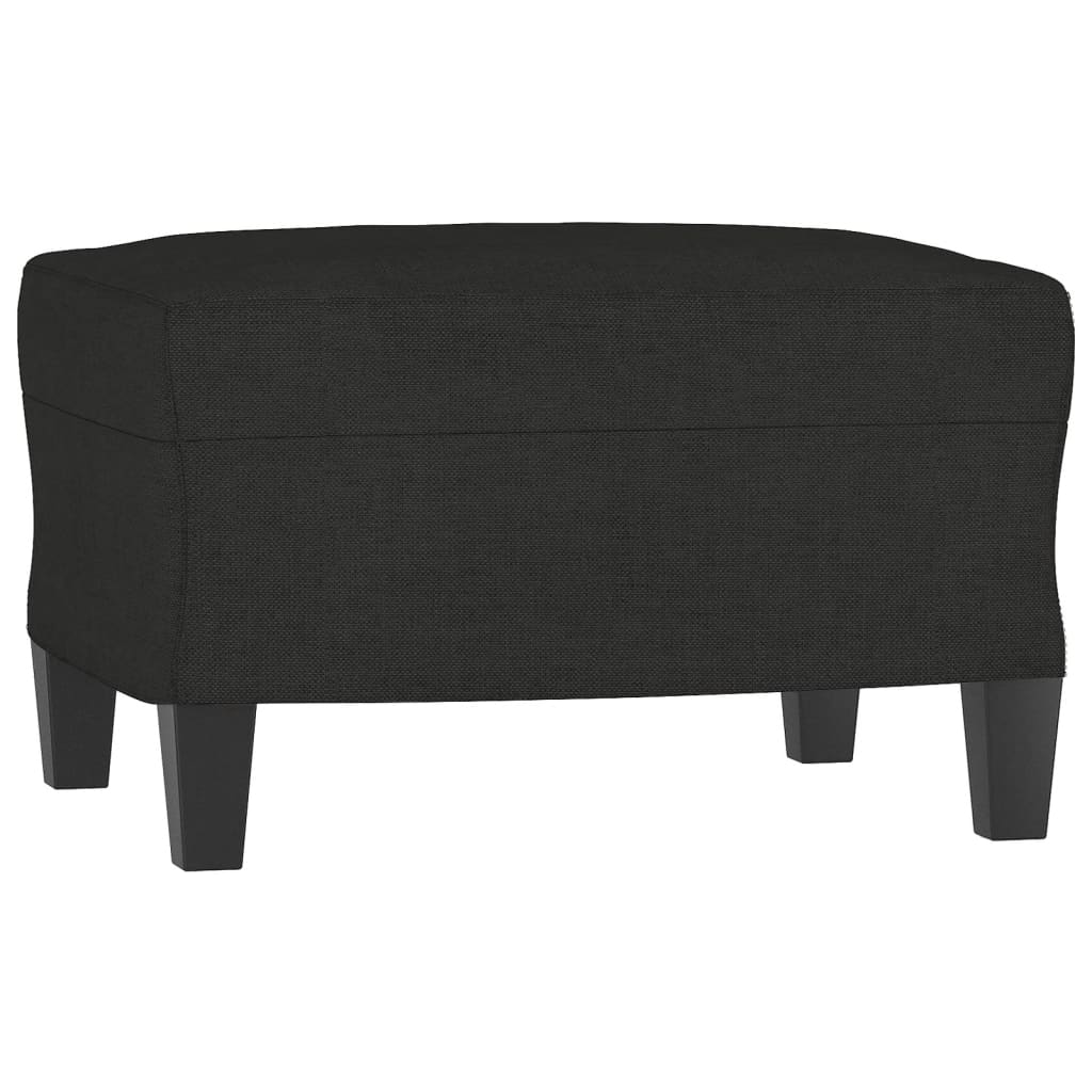 Ensemble de canapés 3 pcs avec coussins noir tissu - Xios Store SNC