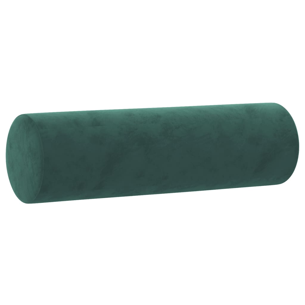 Ensemble de canapés 2 pcs avec coussins vert foncé velours Canapés vidaXL   