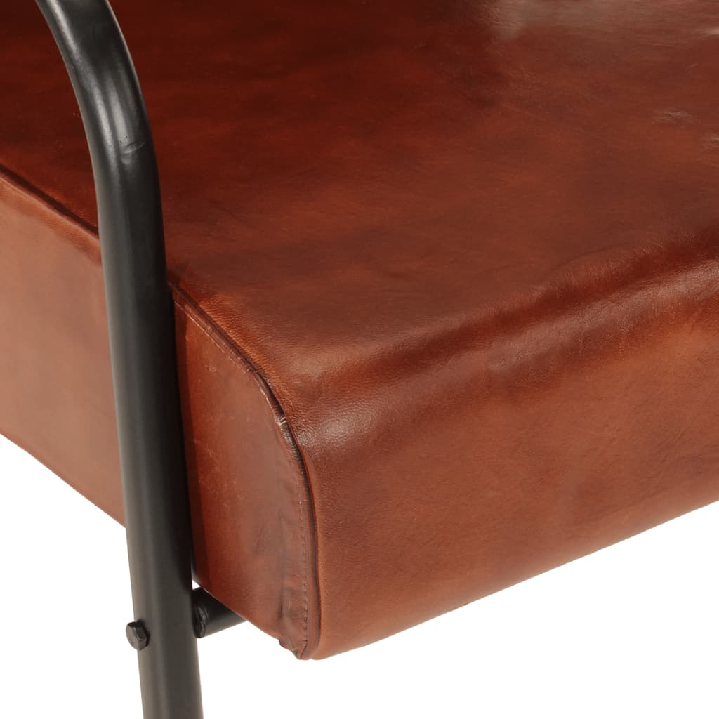 Fauteuil marron cuir véritable Fauteuils vidaXL