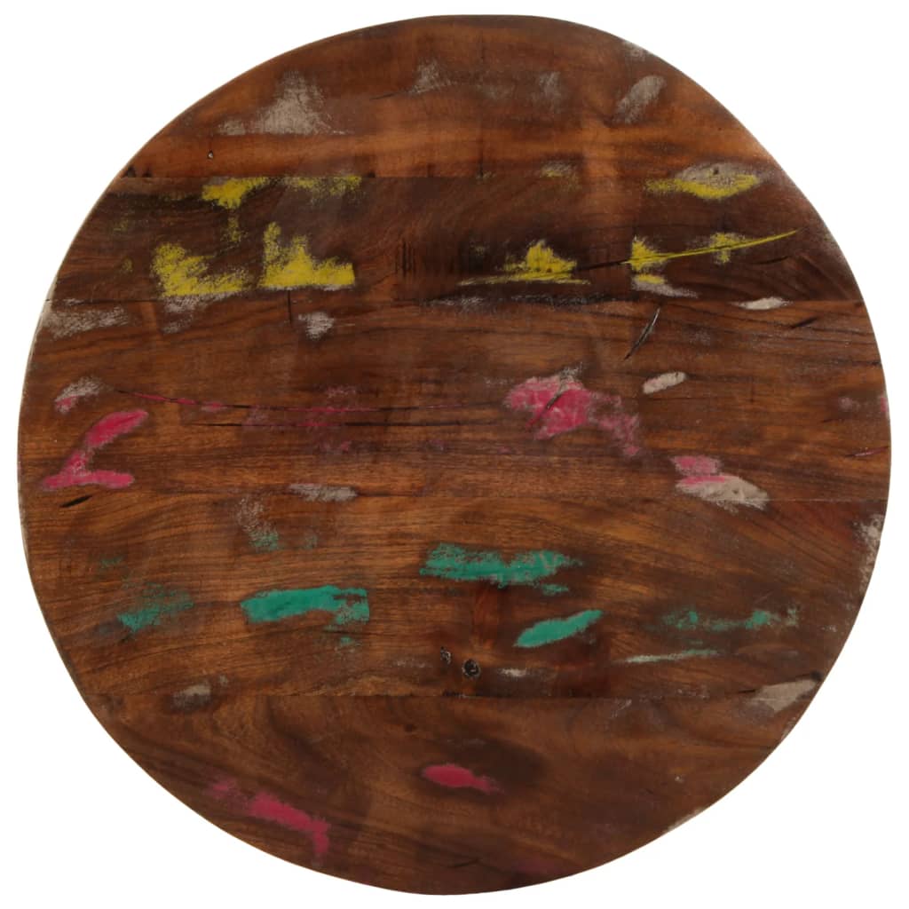 Dessus de table Ø 40x1,5 cm rond bois massif de récupération Plateaux de table vidaXL   