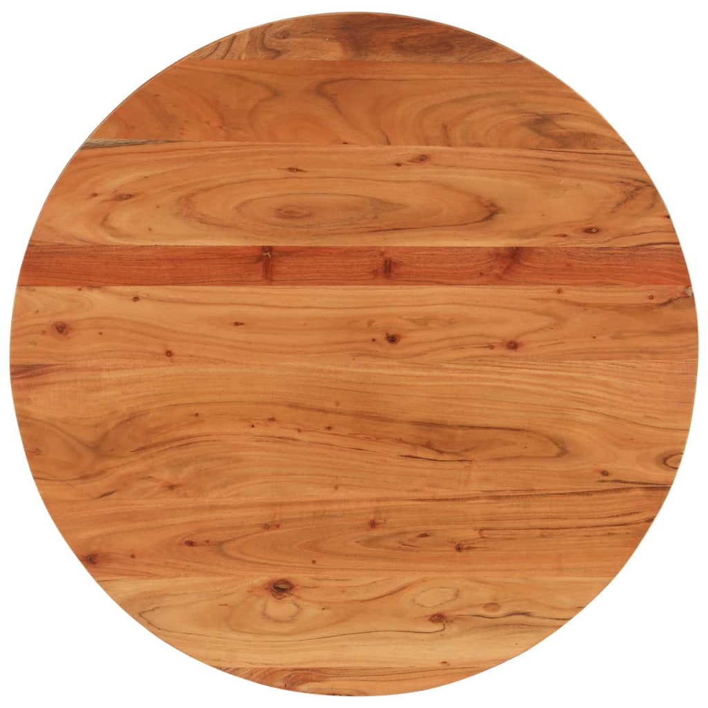 Dessus de table Ø90x3,8 cm rond bois massif d'acacia Plateaux de table vidaXL