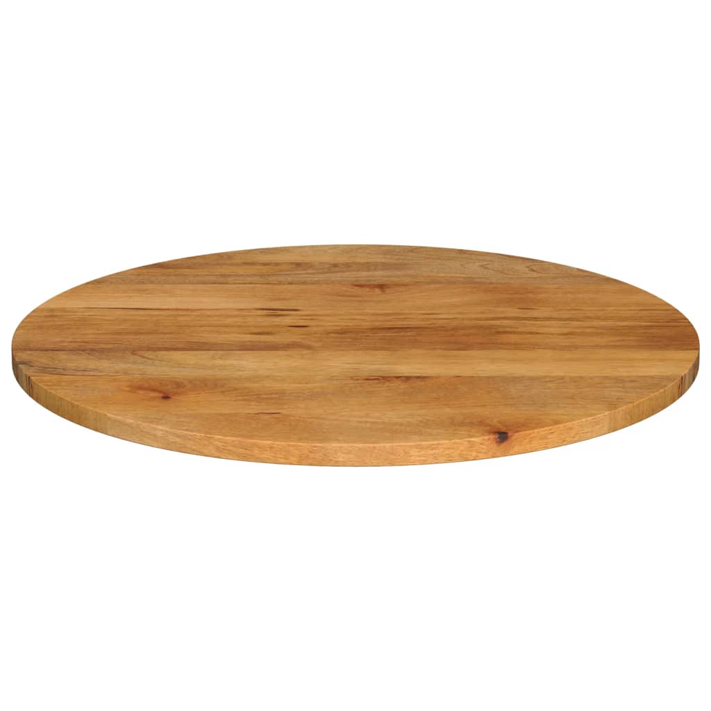 Dessus de table Ø 70x3,8 cm rond bois de manguier massif Plateaux de table vidaXL