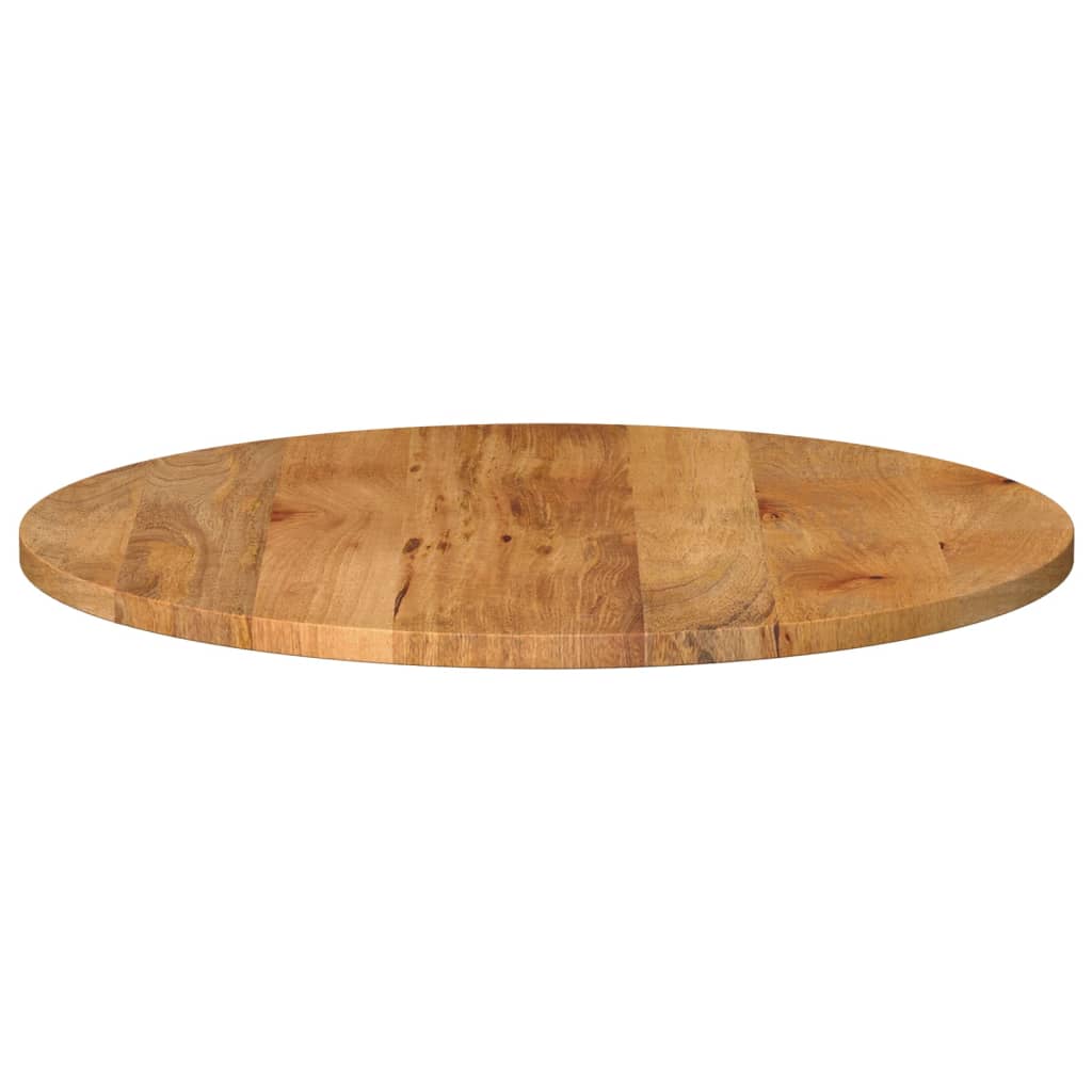 Dessus de table Ø 70x3,8 cm rond bois de manguier massif Plateaux de table vidaXL