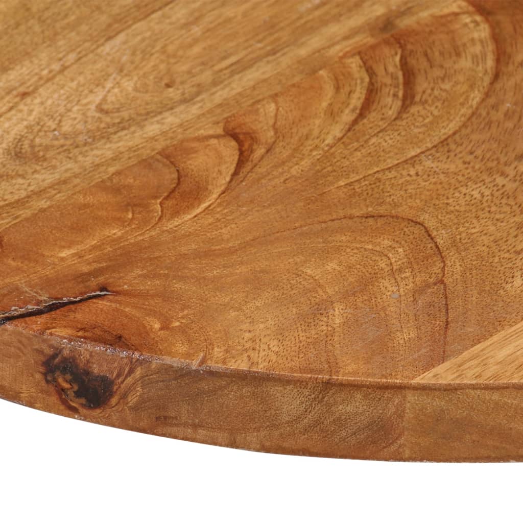 Dessus de table Ø 70x3,8 cm rond bois de manguier massif Plateaux de table vidaXL