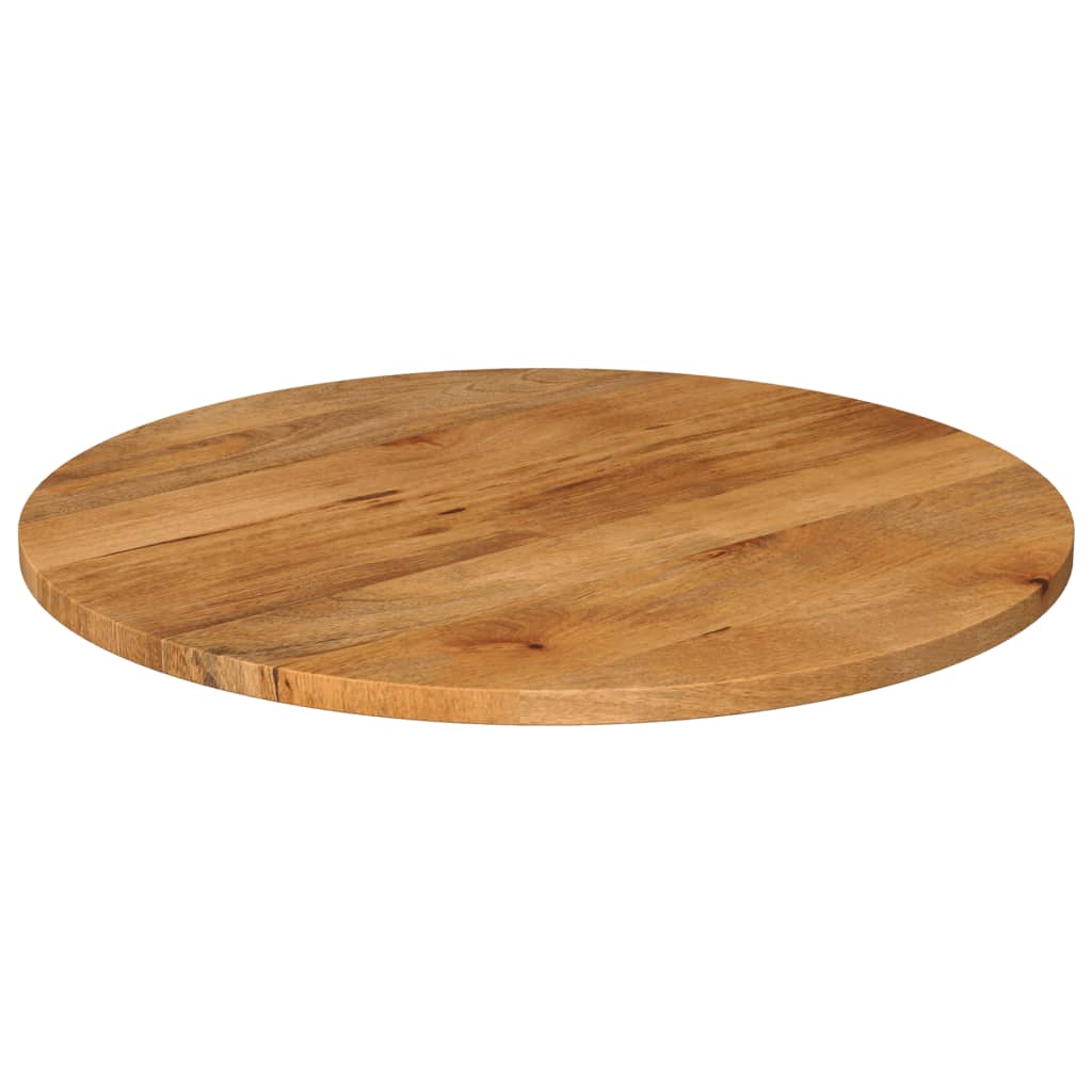 Dessus de table Ø 80x2,5 cm rond bois de manguier massif Plateaux de table vidaXL   