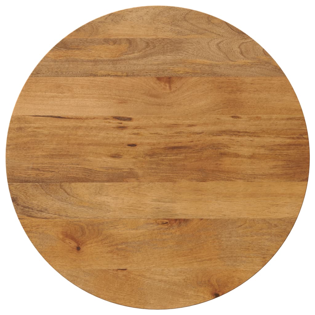 Dessus de table Ø 80x3,8 cm rond bois de manguier massif Plateaux de table vidaXL   