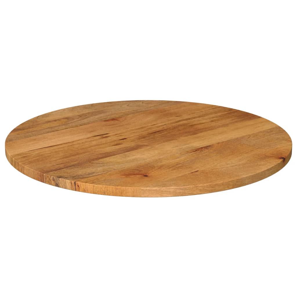 Dessus de table Ø 80x3,8 cm rond bois de manguier massif Plateaux de table vidaXL   