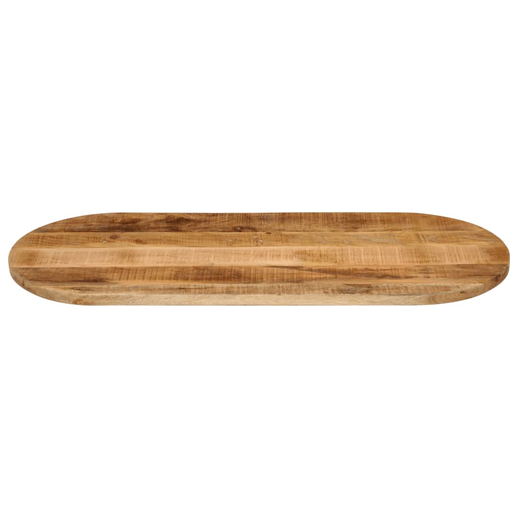 Dessus de table 120x60x3,8cm ovale bois massif de manguier brut Plateaux de table vidaXL   