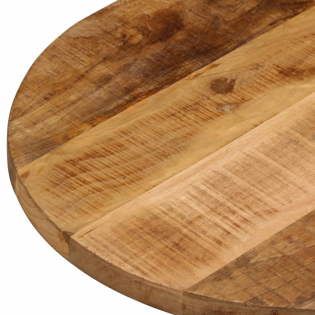 Dessus de table 120x60x3,8cm ovale bois massif de manguier brut Plateaux de table vidaXL   