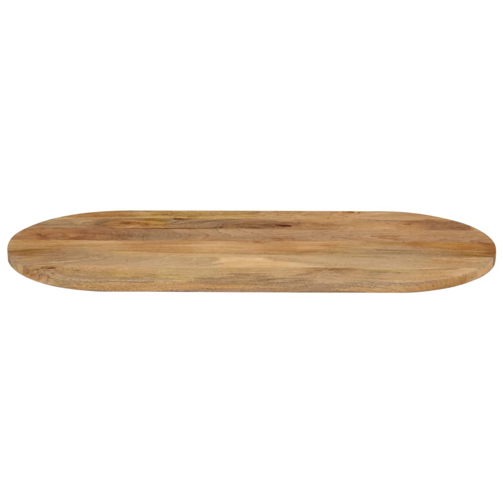 Dessus de table 110x50x2,5 cm ovale bois massif de manguier Plateaux de table vidaXL