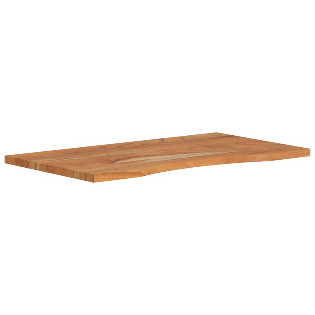 Dessus de bureau 80x50x2,5cm rectangulaire bois massif d'acacia Plateaux de table vidaXL