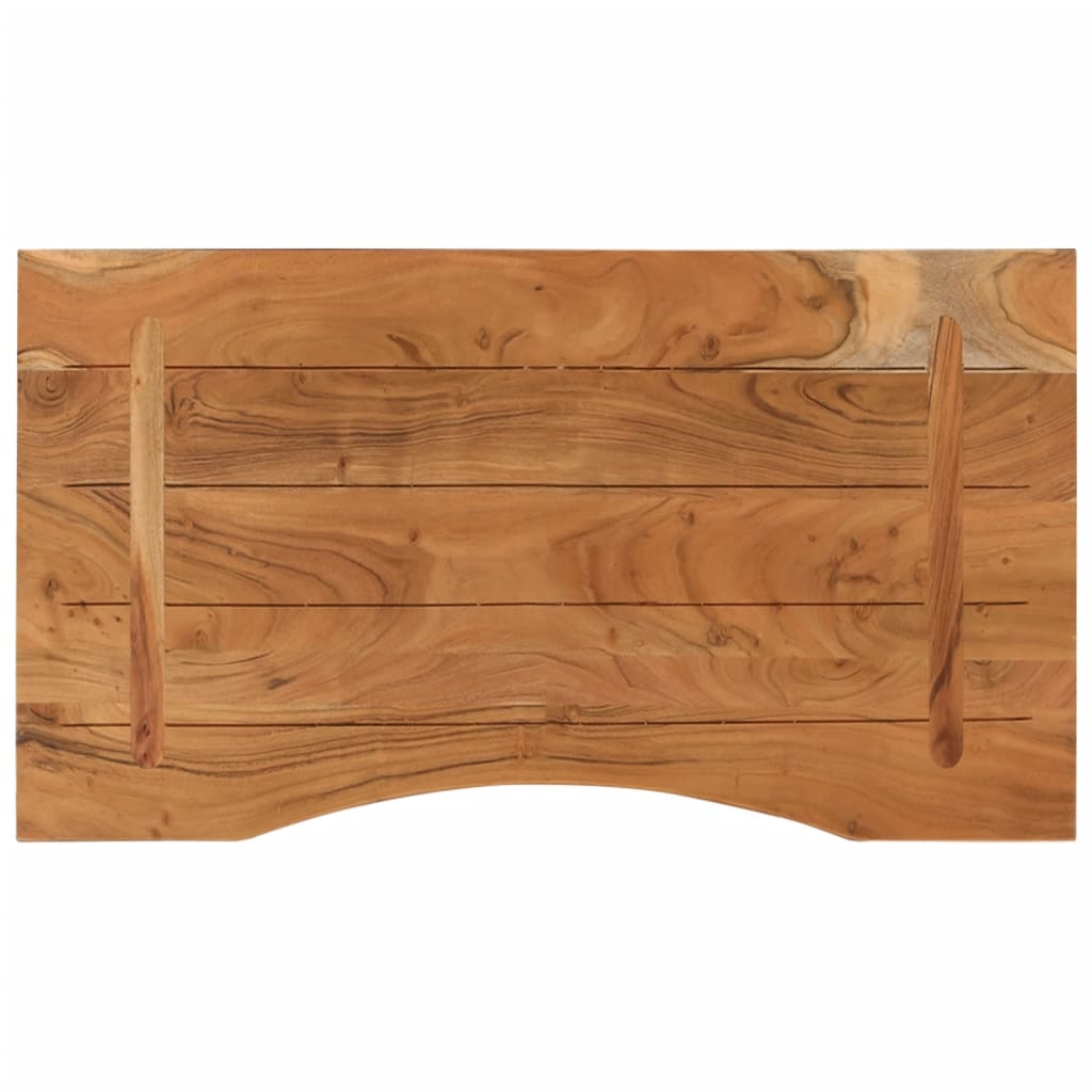 Dessus de bureau 80x50x2,5cm rectangulaire bois massif d'acacia Plateaux de table vidaXL