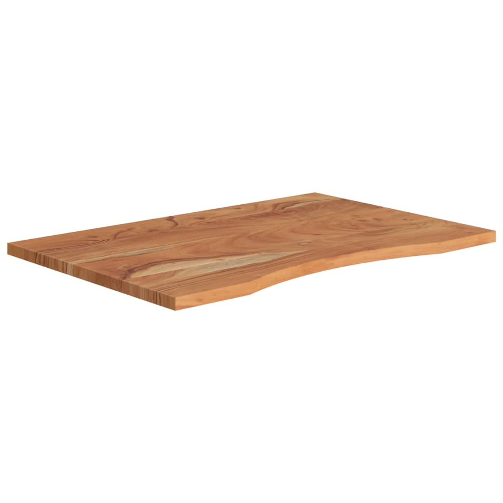 Dessus de bureau 80x60x2,5cm rectangulaire bois massif d'acacia Plateaux de table vidaXL