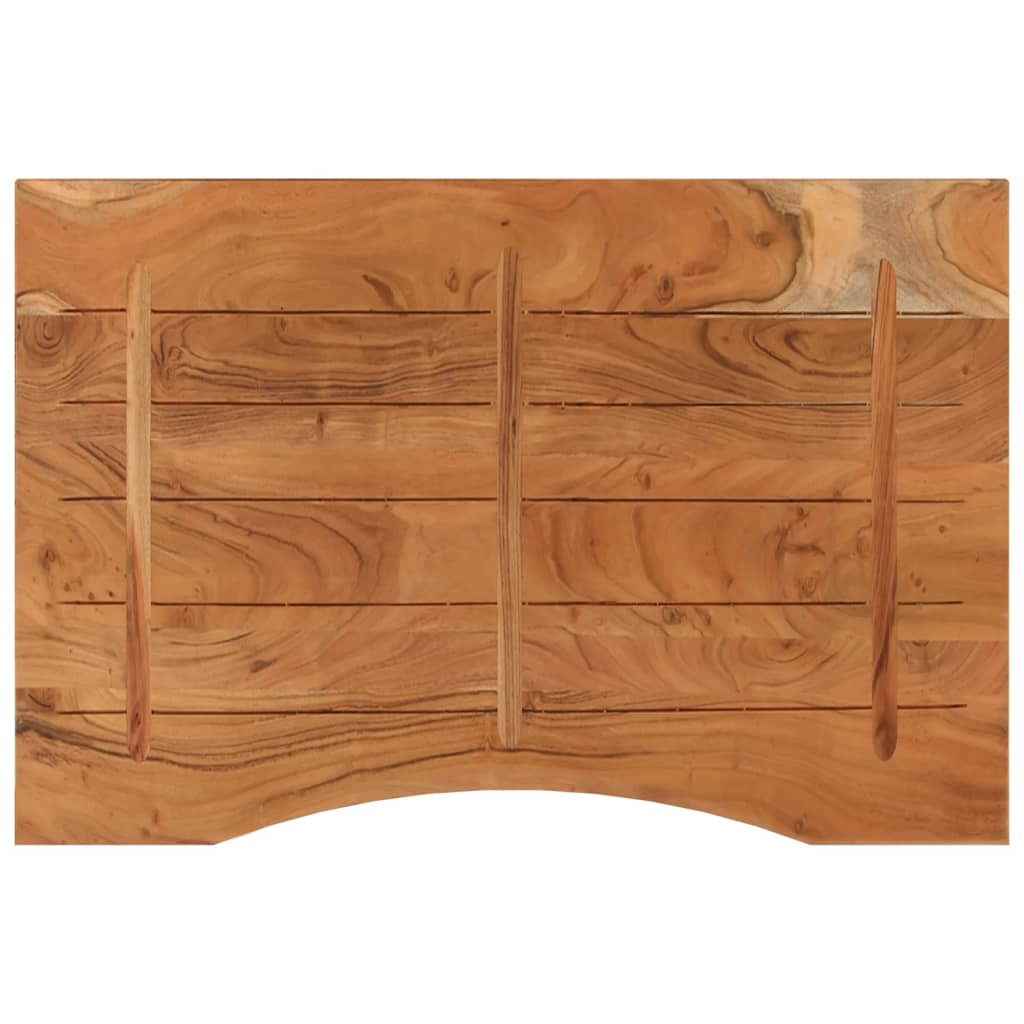 Dessus de bureau 90x60x2,5cm rectangulaire bois massif d'acacia Plateaux de table vidaXL