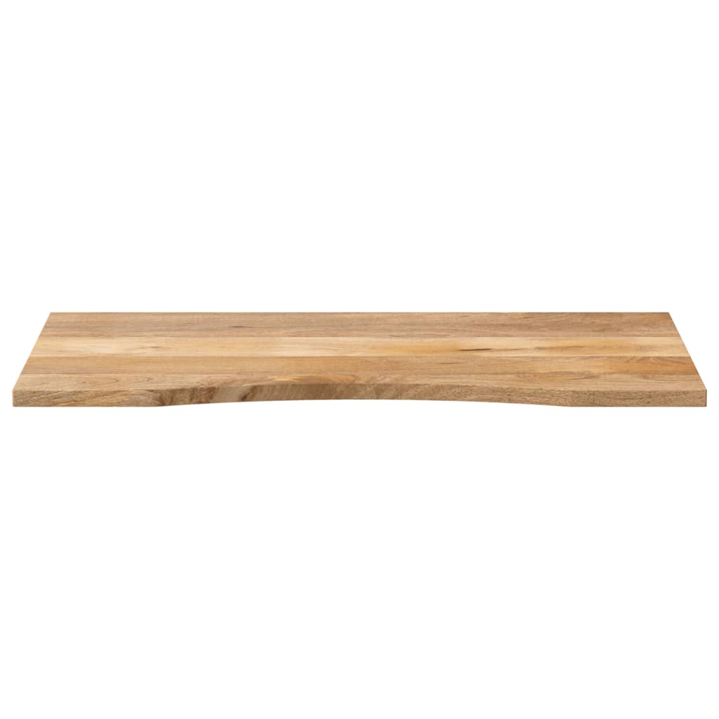 Dessus de bureau avec courbe 140x60x2,5 cm manguier massif brut Plateaux de table vidaXL   