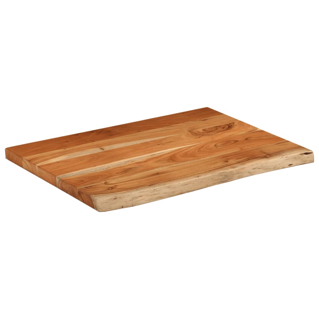 Comptoir de salle de bain 70x60x2,5 cm rectangulaire acacia Plateaux de table vidaXL