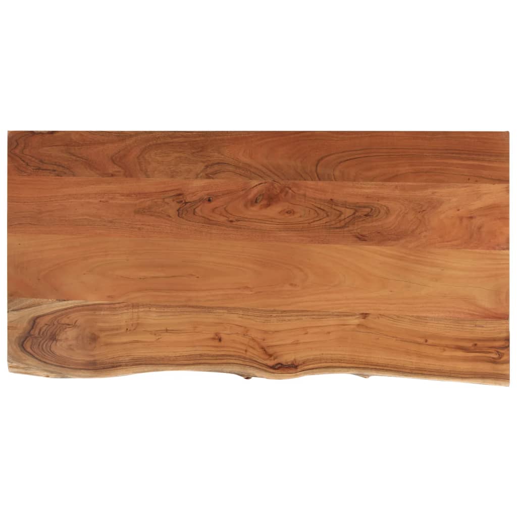 Comptoir de salle de bain 120x60x2,5 cm rectangulaire acacia Plateaux de table vidaXL