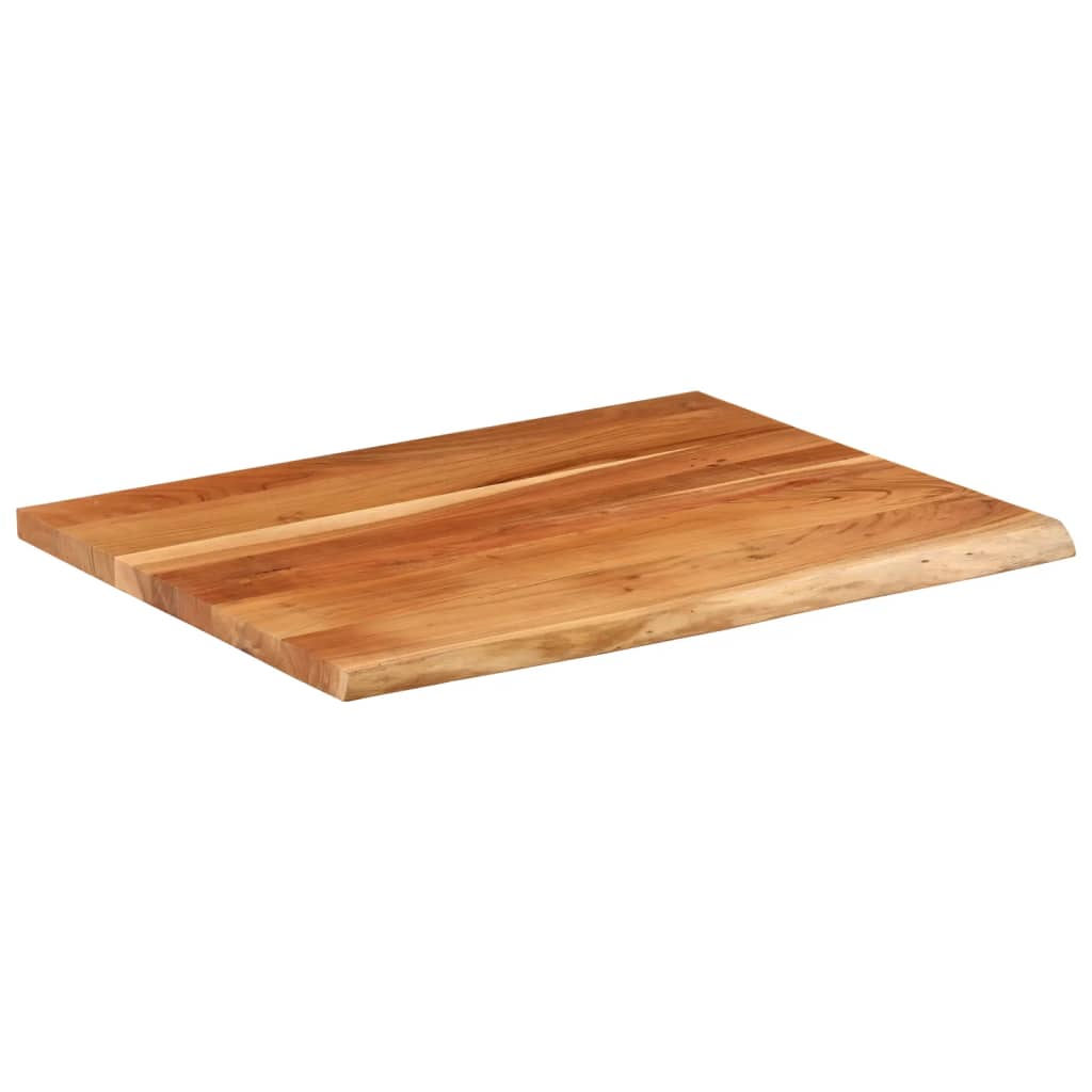 Dessus de table 100x80x2,5 cm rectangulaire bois massif acacia Plateaux de table vidaXL