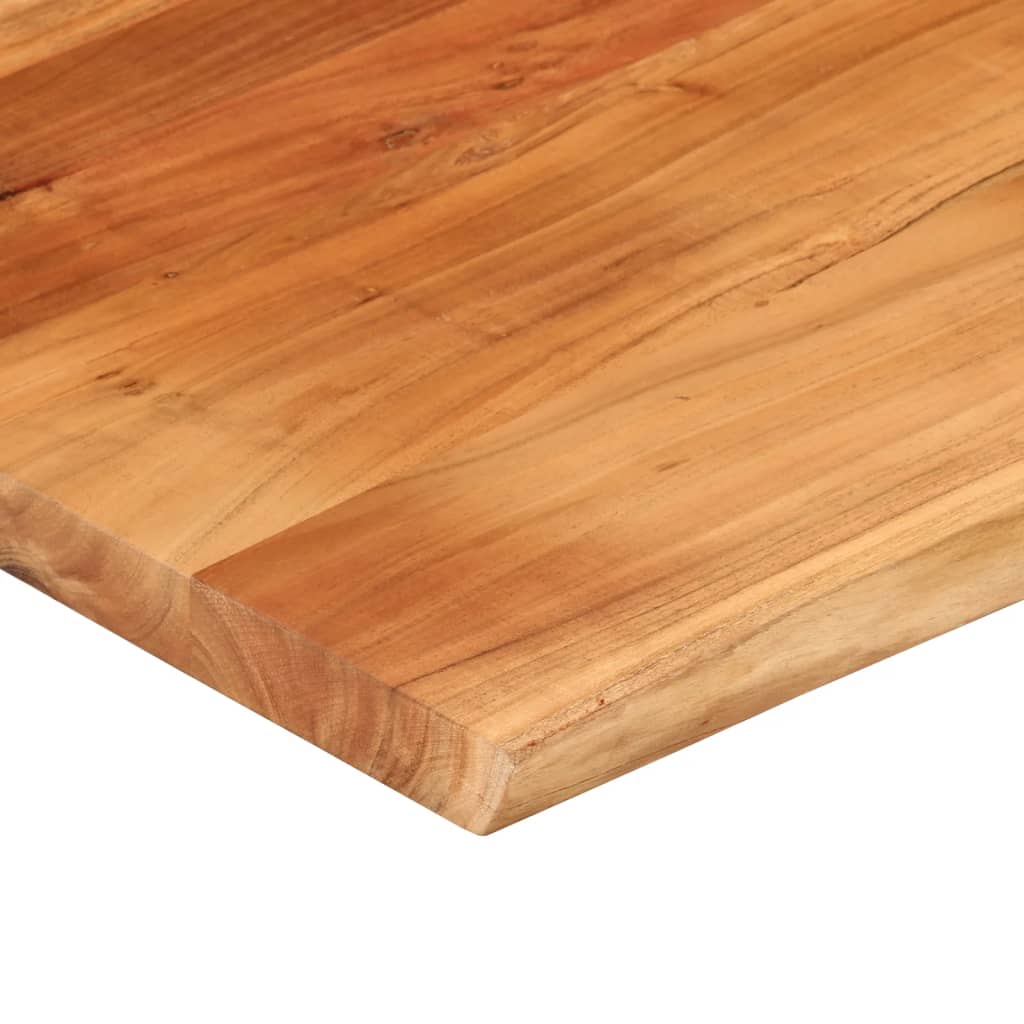 Dessus de table 100x80x2,5 cm rectangulaire bois massif acacia Plateaux de table vidaXL