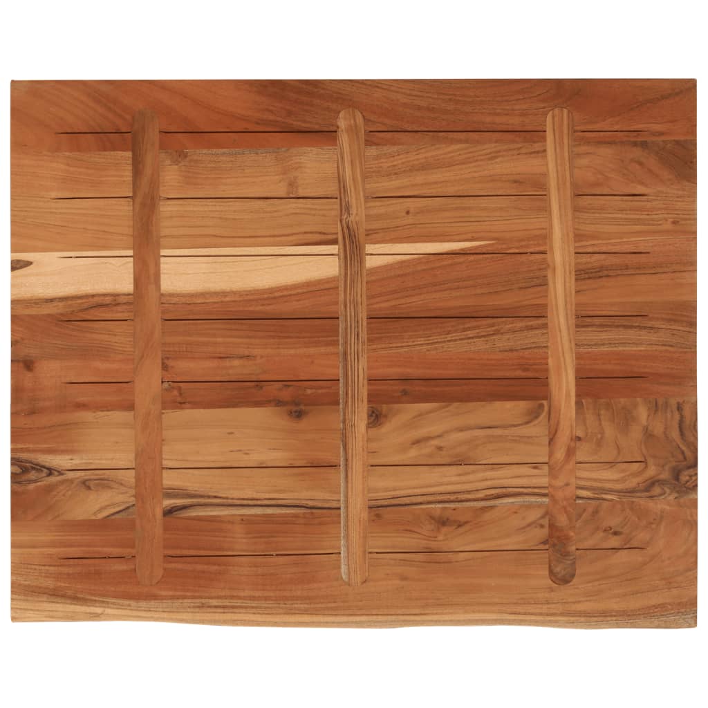 Dessus de table 110x80x2,5 cm rectangulaire bois massif acacia Plateaux de table vidaXL