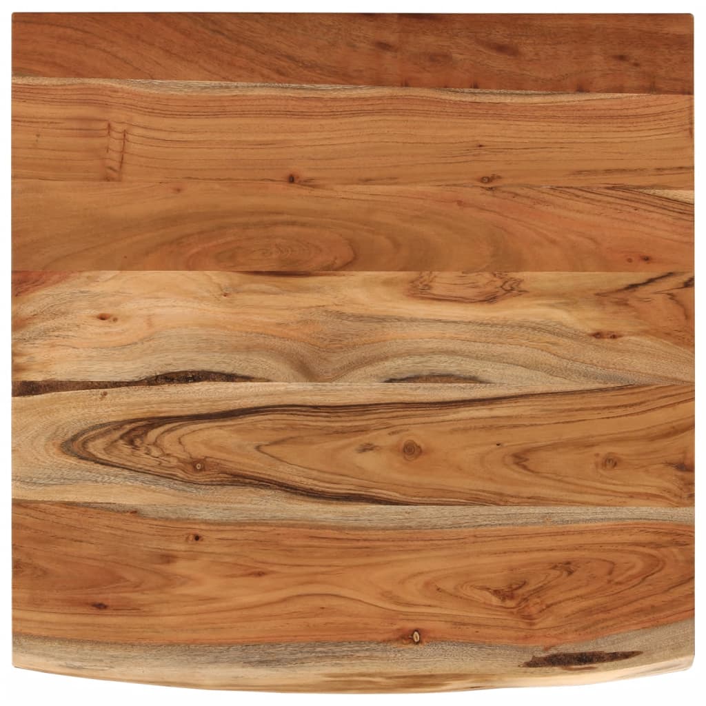 Comptoir de salle de bain 60x60x3,8 cm carré bois massif acacia Plateaux de table vidaXL