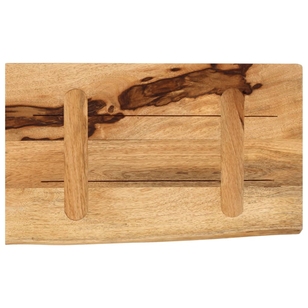 Dessus de table 40x20x2,5 cm bord vif bois massif manguier brut Plateaux de table vidaXL   