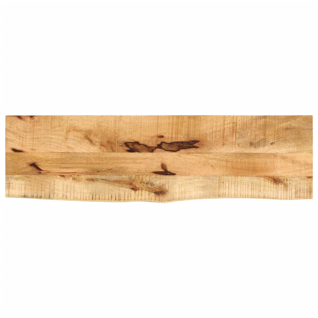 Dessus de table 100x20x2,5cm bord vif bois massif manguier brut Plateaux de table vidaXL   