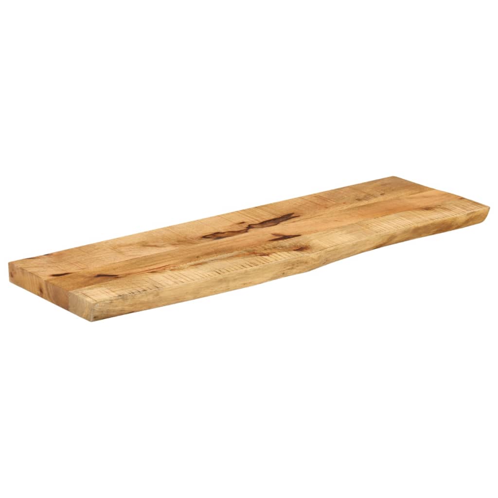 Dessus de table 100x20x2,5cm bord vif bois massif manguier brut Plateaux de table vidaXL   