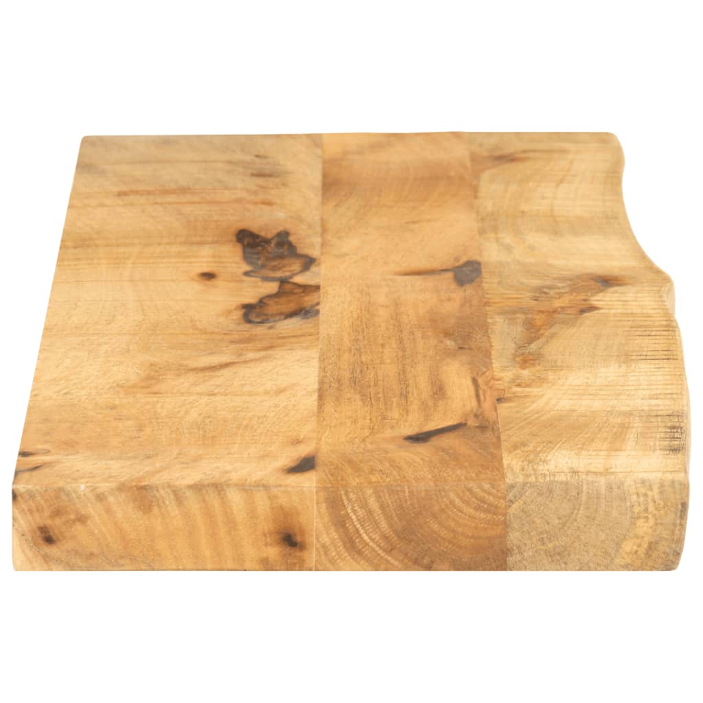 Dessus de table 100x20x2,5cm bord vif bois massif manguier brut Plateaux de table vidaXL   