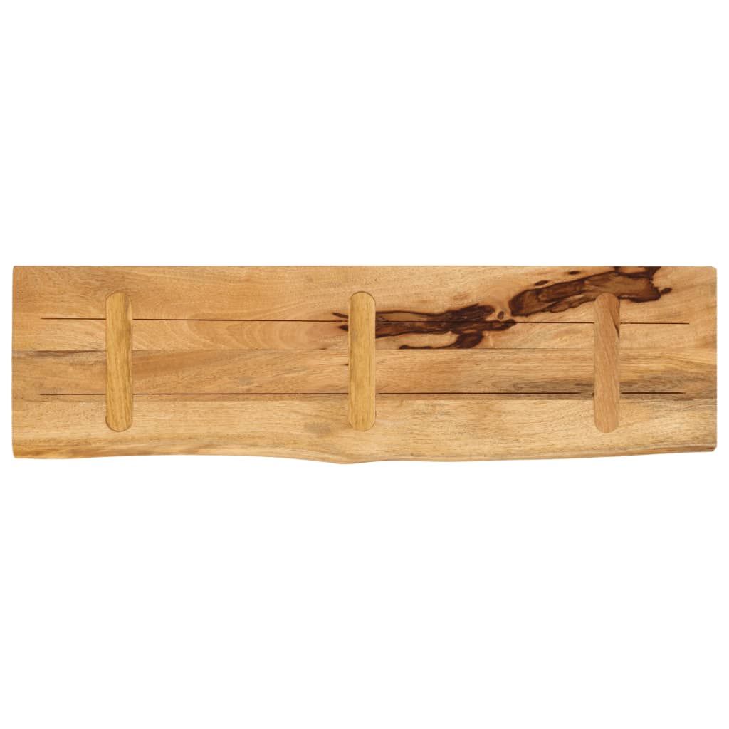 Dessus de table 100x20x2,5cm bord vif bois massif manguier brut Plateaux de table vidaXL   