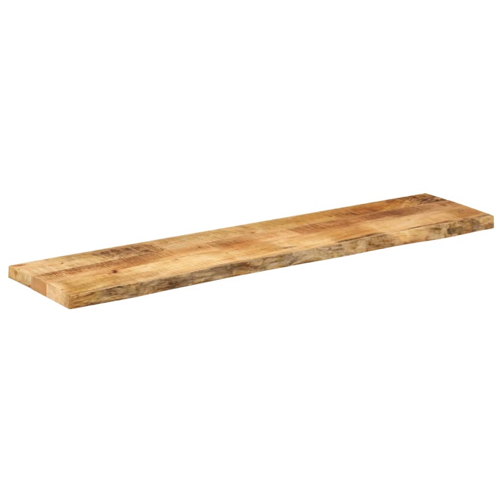 Dessus de table 140x20x2,5cm bord vif bois massif manguier brut Plateaux de table vidaXL   