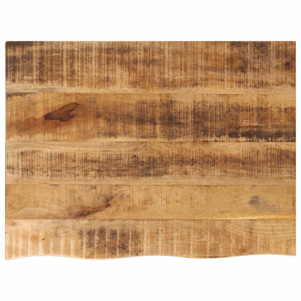 Dessus de table 70x60x2,5 cm bord vif bois massif manguier brut Plateaux de table vidaXL   