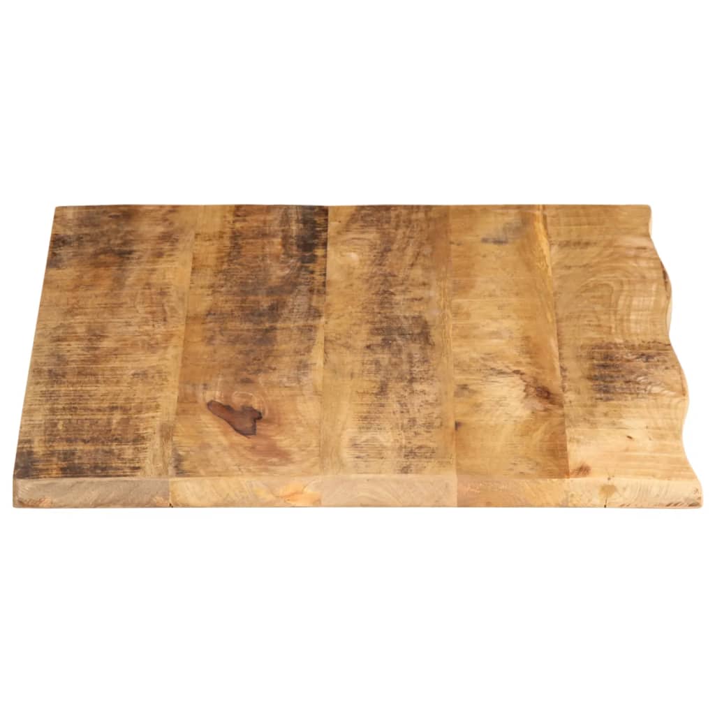 Dessus de table 70x60x2,5 cm bord vif bois massif manguier brut Plateaux de table vidaXL   