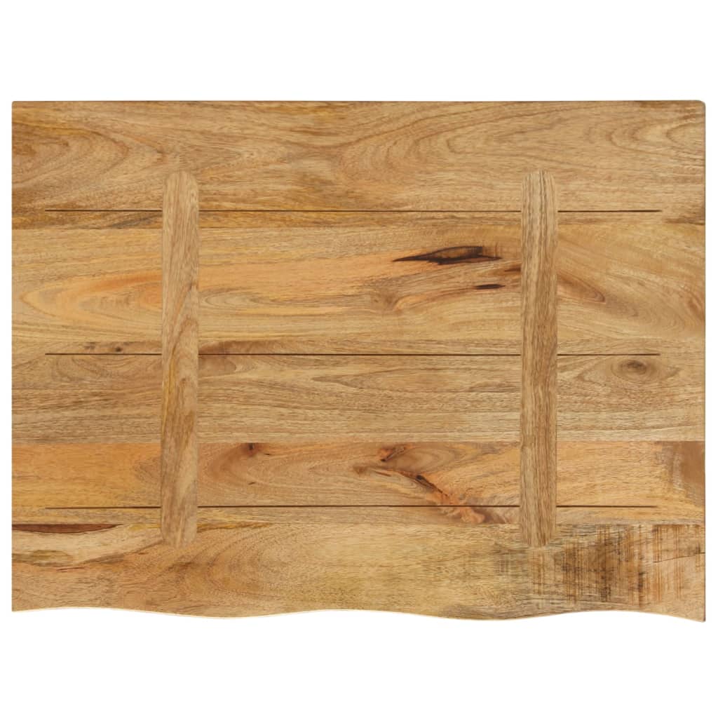 Dessus de table 70x60x2,5 cm bord vif bois massif manguier brut Plateaux de table vidaXL   