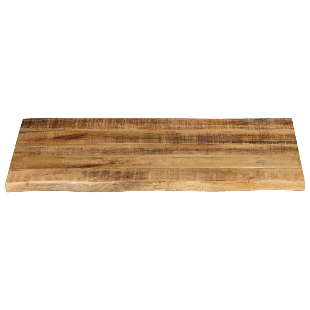 Dessus de table 80x60x2,5 cm bord vif bois massif manguier brut Plateaux de table vidaXL   