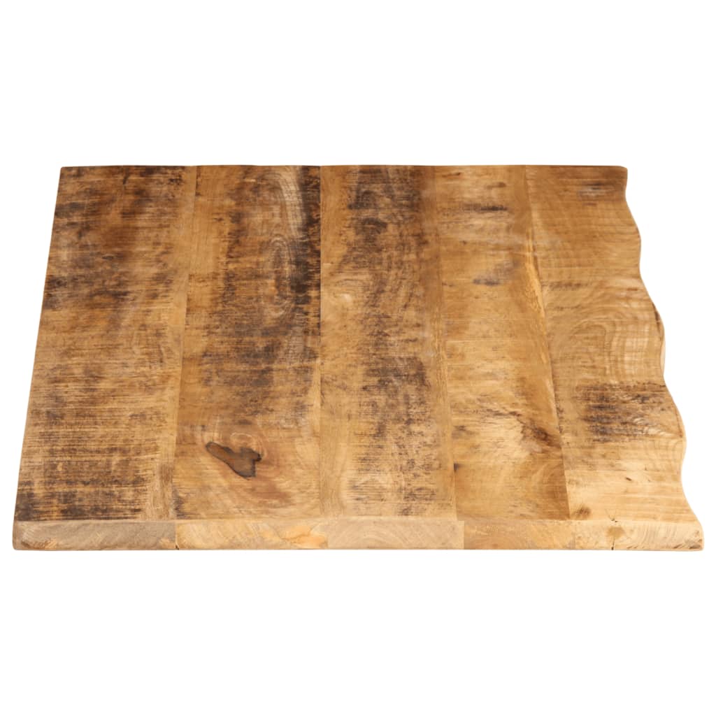 Dessus de table 110x60x2,5cm bord vif bois massif manguier brut Plateaux de table vidaXL   